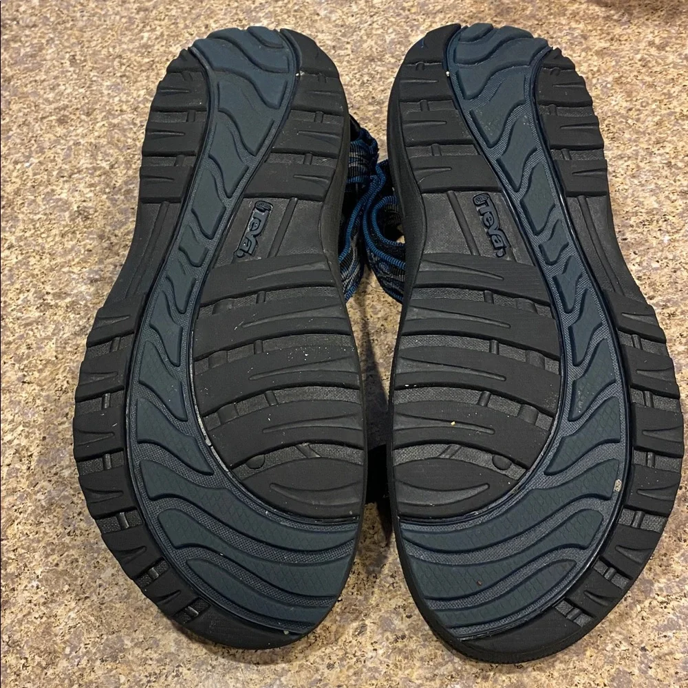 Teva 6584 Sandals Water Walking Hiking Blue Black Gray US 11 USED Mens